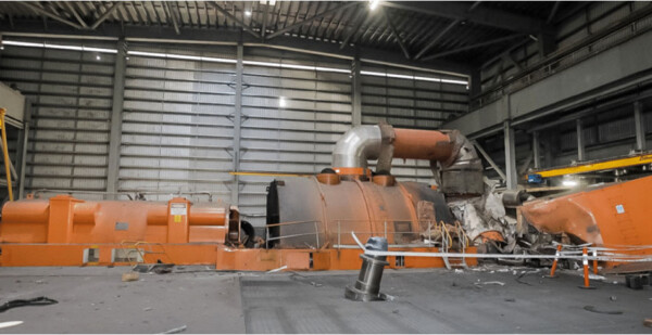 Massive Callide C4 turbine unit after catastrophic failure